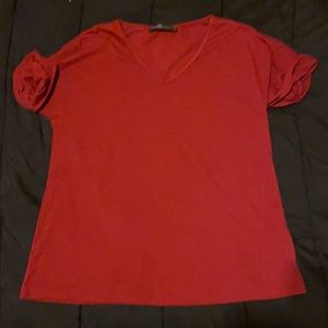 Wine Red Zanzea shirt.